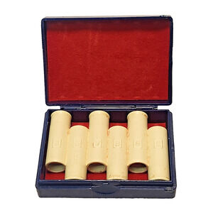 Vintage Sounder Suzuki Japan Guitar Pitch Pipe 6 Key A-440 Tuning Tuner w/ Case